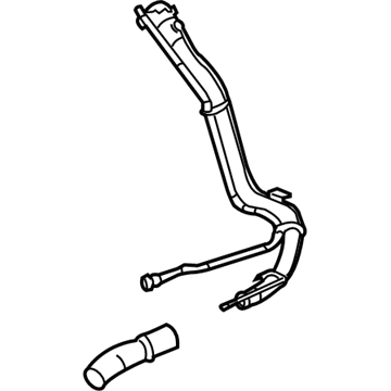 GM 25829295 Pipe Asm-Fuel Tank Filler (W/ Filler Hose)