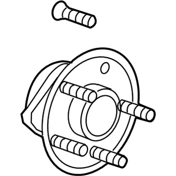 GM 92277024 Front Wheel Hub