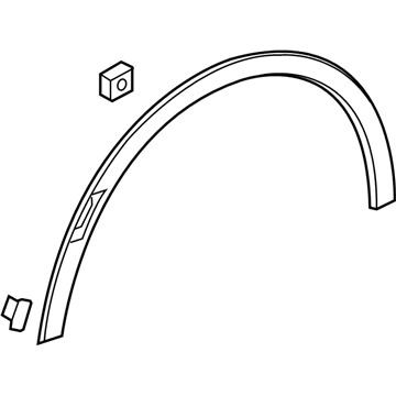 GM 84096067 Wheel Opening Molding