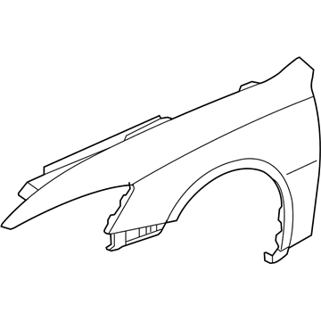 Honda 04620-SDA-A90ZZ Panel Set, Right Front Fender (Dot)