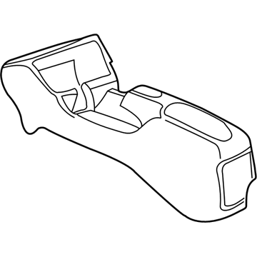 GM 22591521 Console Asm-Front Floor *Graphite