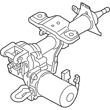 Nissan 48820-3LM0A Shaft Assy-Steering Column, Upper