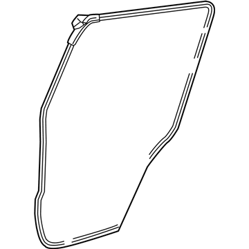 Ford 8L2Z-78253A10-A Weatherstrip On Body