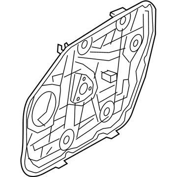 Hyundai 82471-D3010 Front Left-Hand Door Module Panel Assembly