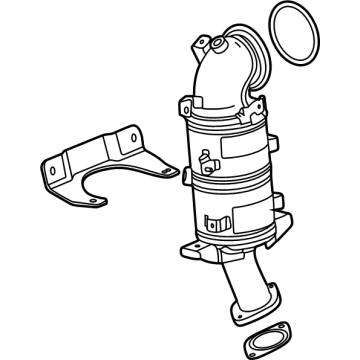 GM 55511596 Converter & Pipe