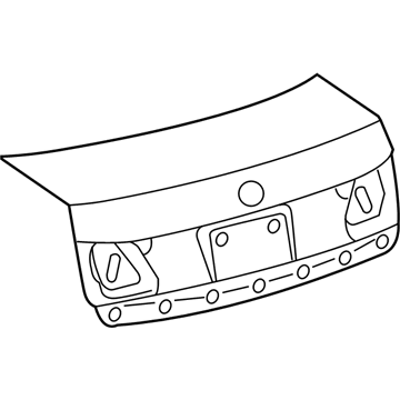 Lexus 64401-30B00 Panel Sub-Assy, Luggage Compartment Door