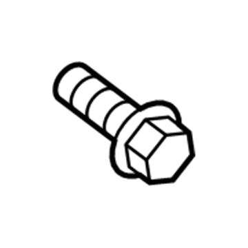 Nissan 080B7-4701A Bolt-FLG, Hex Pp Type 2 9T M1