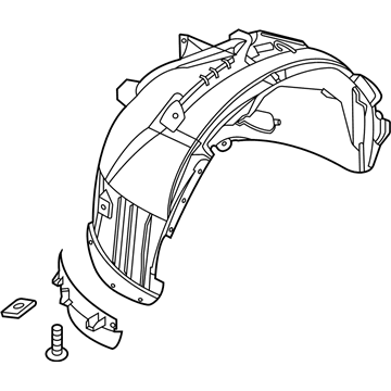 Ford LC5Z-16103-B Fender Liner