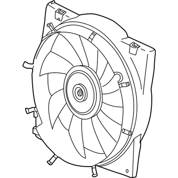 GM 15867597 Fan Asm, Engine Coolant
