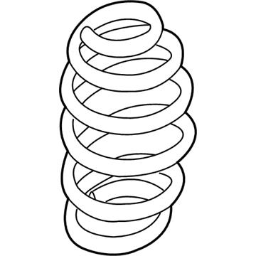 Lexus 48231-76010 Spring, Coil, Rear