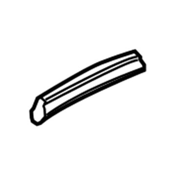 BMW 54-31-7-043-895 Left Centre Window Guide