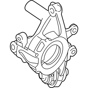 BMW 33-32-1-090-747 Wheel Carrier, Rear Left