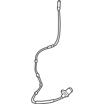 BMW 34-52-6-756-374 Rear Abs Wheel Speed Sensor