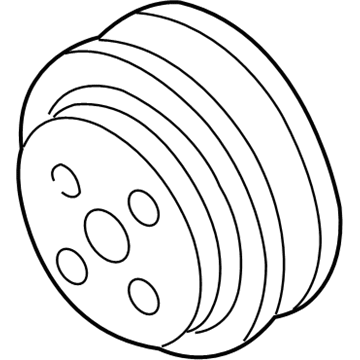 Mopar 53010221 Pulley-Water Pump