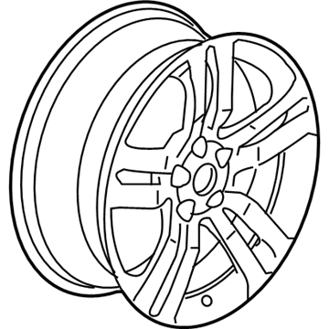 GM 9597383 Wheel, Alloy