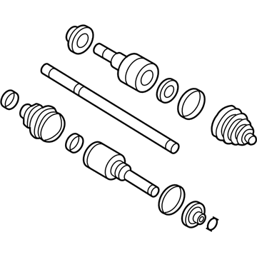 Ford 1L2Z-4K138-CB Axle Assembly