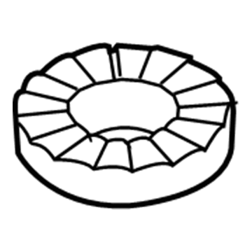 Kia 55331D3000 Pad-Rear Spring, Upper