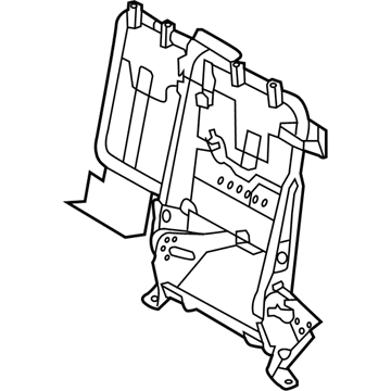 Toyota 71018-21061 Seat Back Frame