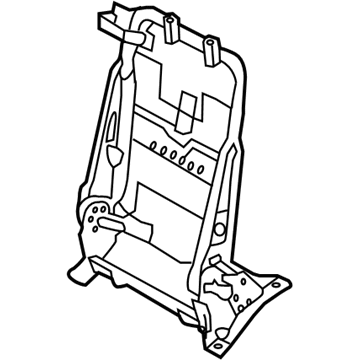 Toyota 71017-21070 Seat Back Frame