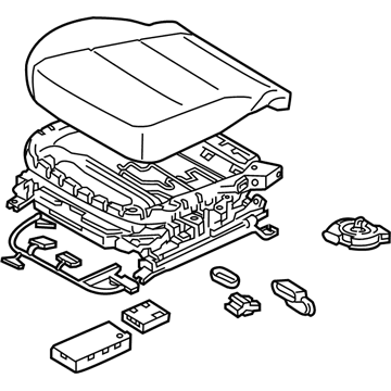 Hyundai 88200-3N620-NVT Cushion Assembly-Front Seat, Passenger