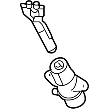 BMW 61-67-3-414-961 Nozzle Head, Left