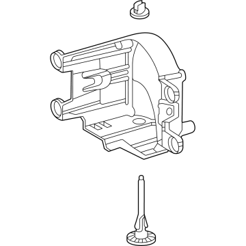 Lexus 81219-48051 Bracket, Fog Lamp, R