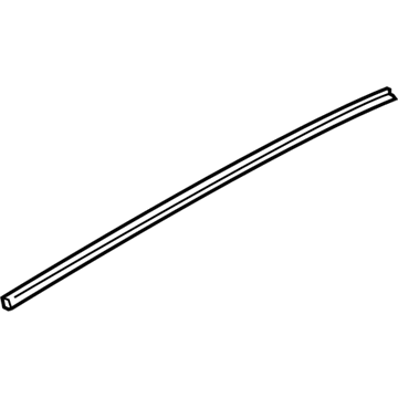 BMW 51-35-7-410-043 Window Frame Cover, Rear Left Door