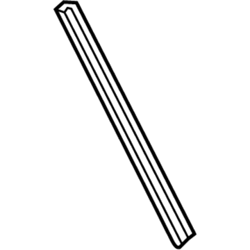 BMW 51-35-7-410-049 Cover, Column C, Door, Rear Left
