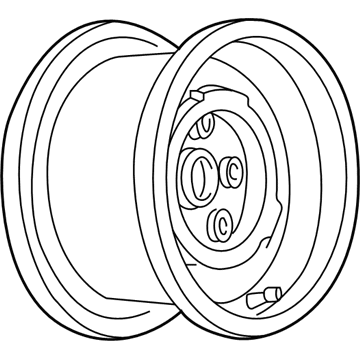 GM 9592405 Wheel Rim Assembly-15X7