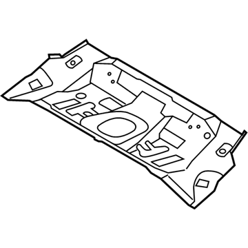 Kia 655121M010 Panel-Rear Floor Front