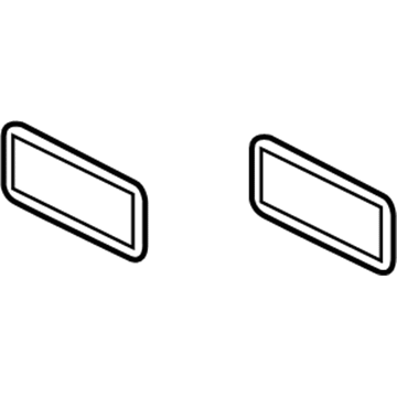 Lexus 81134-53750 Gasket, HEADLAMP Bod