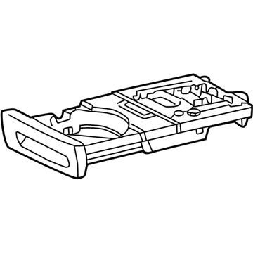 Honda 77230-S9A-A01ZA Holder Assembly, Cup (Graphite Black)