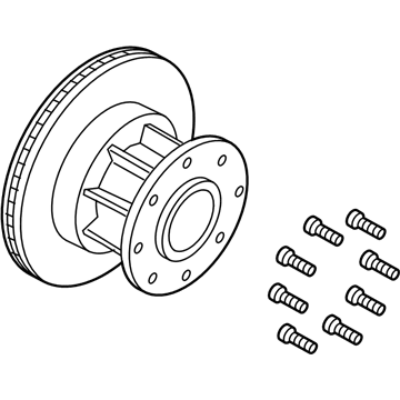 Ford PC3Z-1102-B HUB ASY - WHEEL