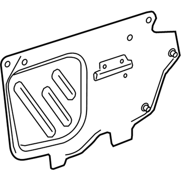 GM 22888772 Water Deflector