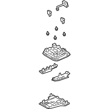Toyota 81260-02850-C0 Map Lamp Assembly