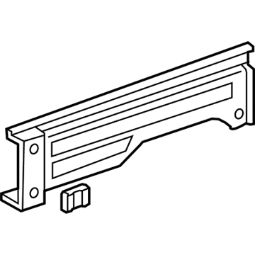 Honda 74770-SJC-A01ZB Lining, L. Bed Side *NH533* (BUMPER DARK GRAY)