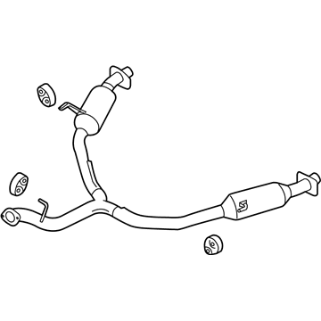 Hyundai 28710-B8220 Rear Muffler Assembly