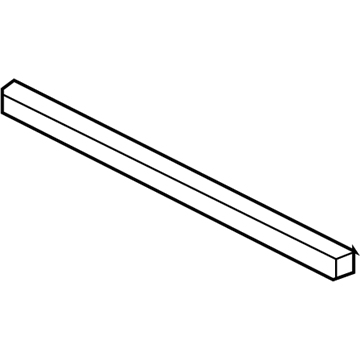 Mopar 5076876AC WEATHERSTRIP-Rear Door Belt Inner