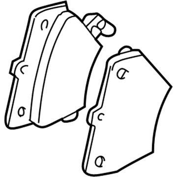 GM 88972099 Pad Kit, Rear Disc Brake