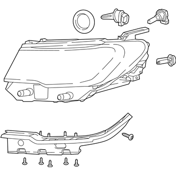 Mopar 55112707AF Headlamp