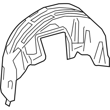 Toyota 65638-0A040 Wheelhouse Liner