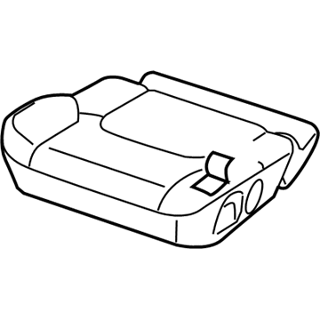 Nissan 87350-ZS40A Cushion Assy-Front Seat