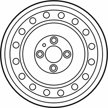 Nissan 40300-JA007 Wheel Assy-Disc