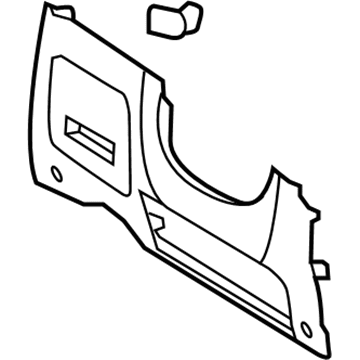 Hyundai 84750-4Z000-NBC Panel Assembly-Crash Pad Lower, LH