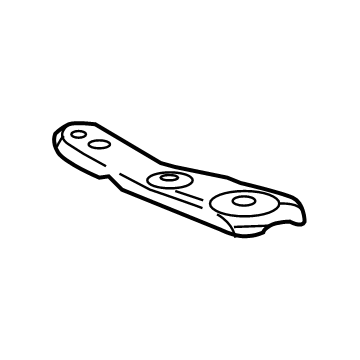 Honda 50376-TLA-A10 Stay, L. RR. Sub-Frame Mounting (RR)