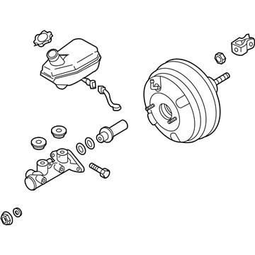 Hyundai 58500-4D550 Booster & Master Cylinder Assembly