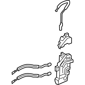 Hyundai 81320-B1020 Latch Assembly-Front Door, RH