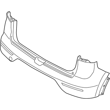 Kia 86611G5000 Rear Bumper Upper Cover