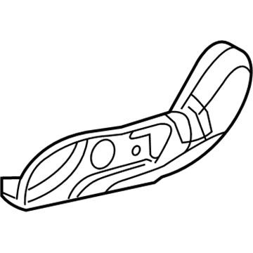 Honda 81638-TA0-A11ZB Cover, L. Reclining (Outer) *NH686L* (QP LIGHT WARM GRAY)