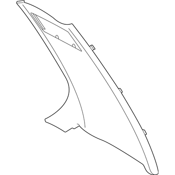BMW 51-43-2-268-967 Trim Panel Column, Rear Left